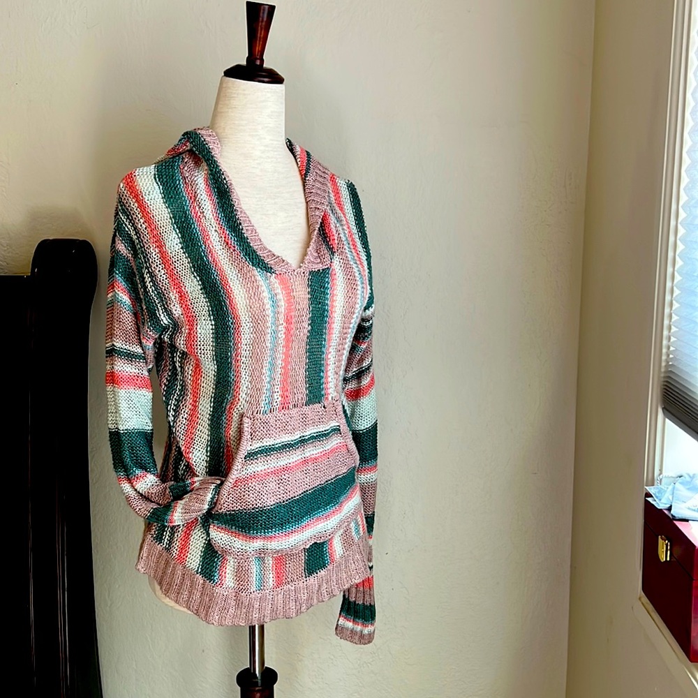 Rock ‘n’ roll brand size small knit poncho or Hoodie top